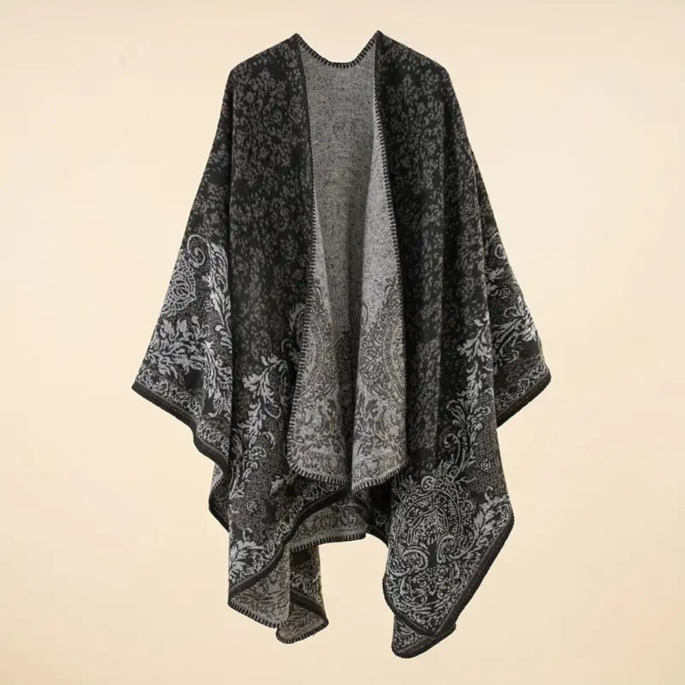 Écharpe plaid chaude à motif baroque