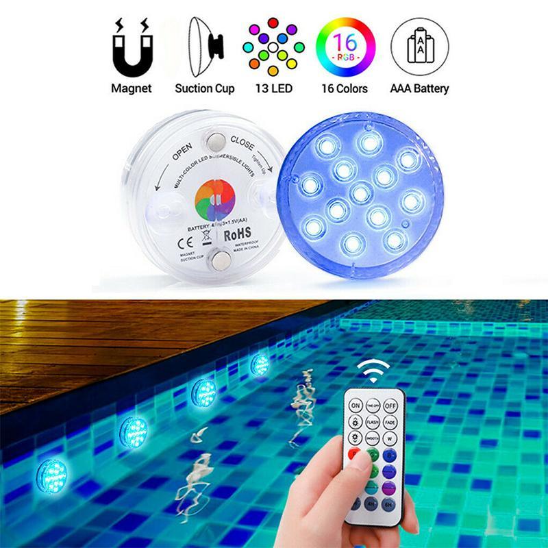 Éclairage LED étanche à fixation magnétique avec télécommande