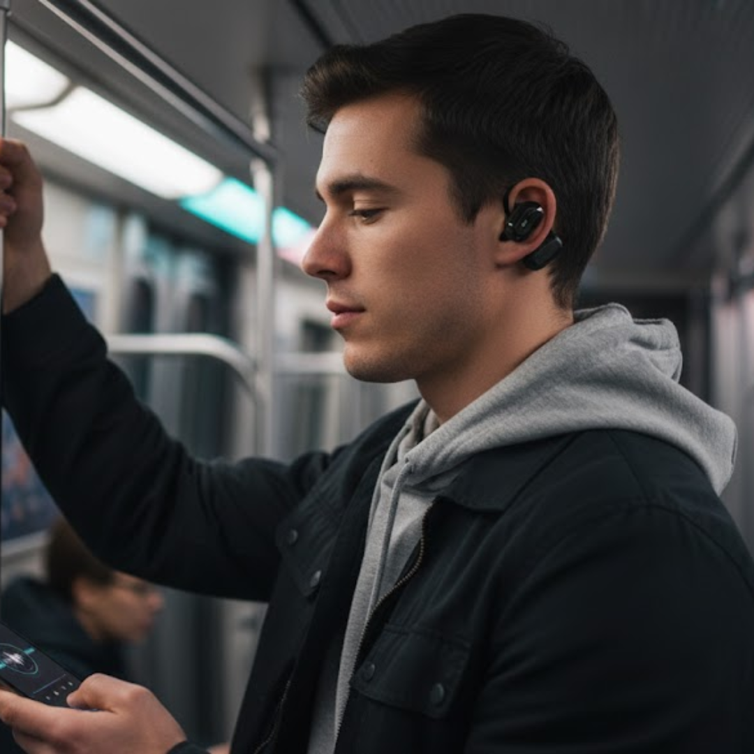 Écouteurs avec traducteur IA pour une traduction en temps réel et une communication fluide
