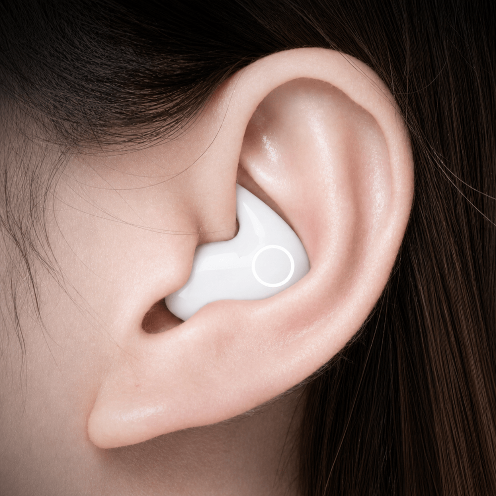 Écouteurs Bluetooth sans fil à réduction de bruit et design étanche avec affichage LED
