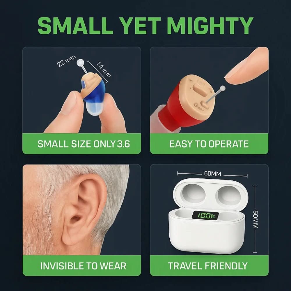 Écouteurs intra-auriculaires discrets pour appareil auditif avec son de qualité supérieure