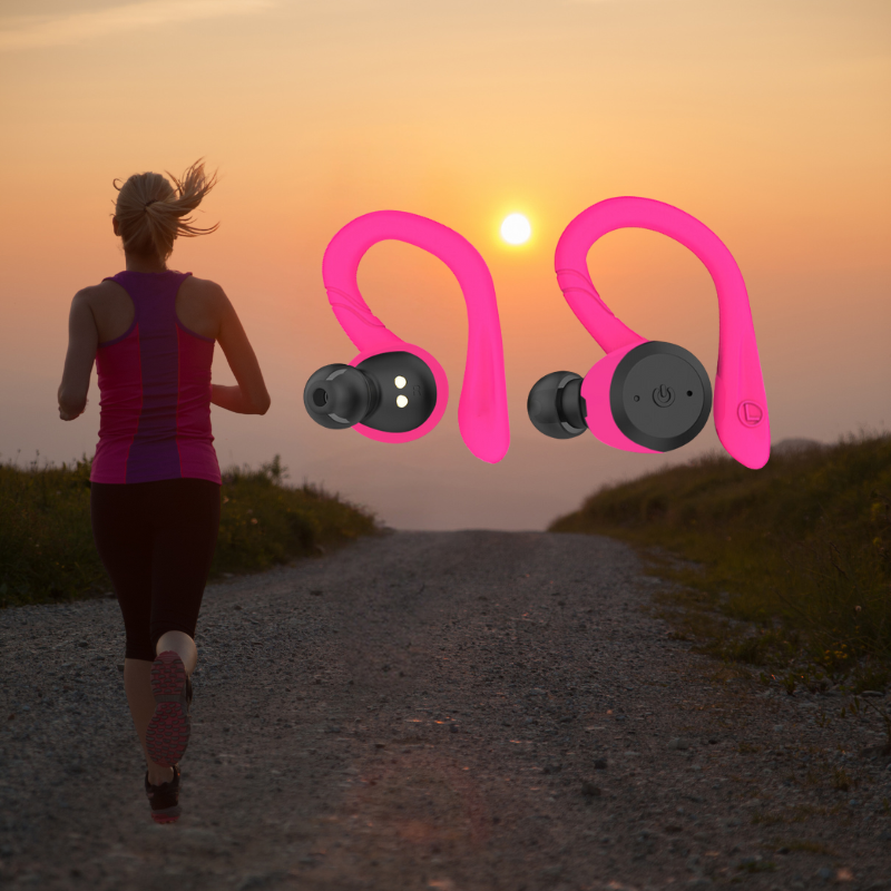 Écouteurs sport sans fil étanches – 20 heures d'autonomie | Bluetooth 5.0, IPX7 pour natation et fitness