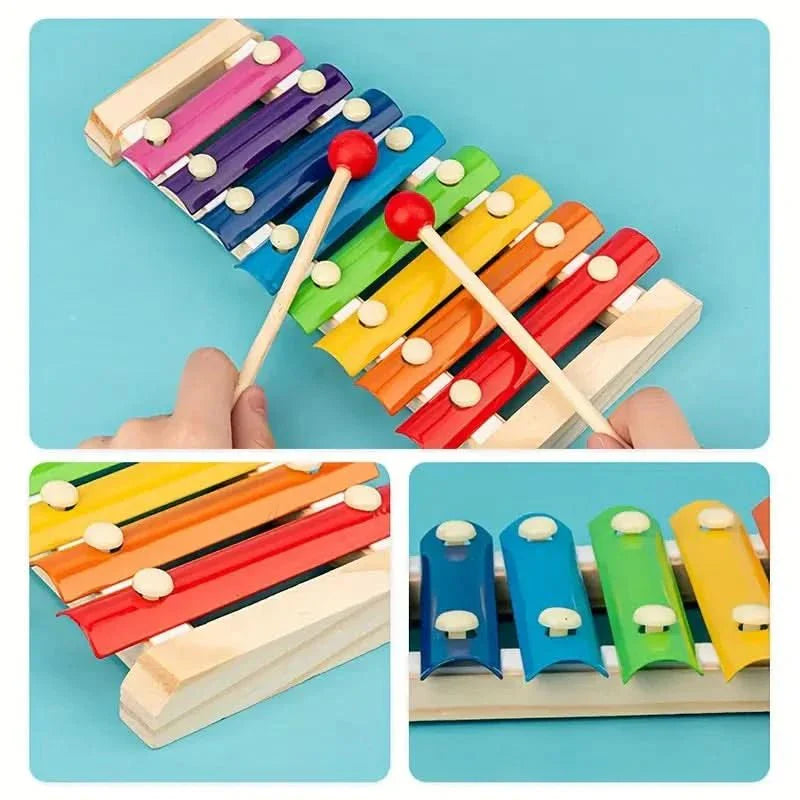 EDUQUEST 5-in-1 Montessori Set – Creative Learning for Babies from 6 Months