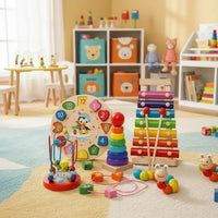 EDUQUEST 5-in-1 Montessori Set – Kreatívne učenie pre bábätká od 6 mesiacov