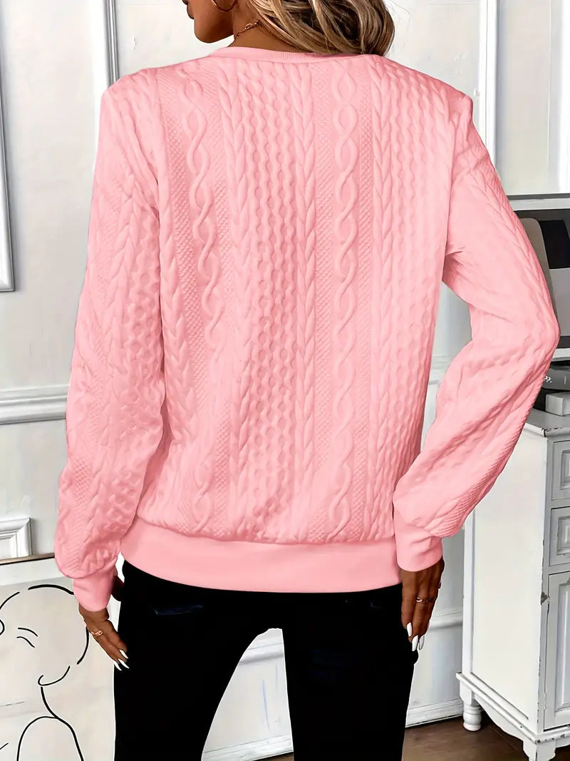 Elegant Knitted Jumper for Autumn