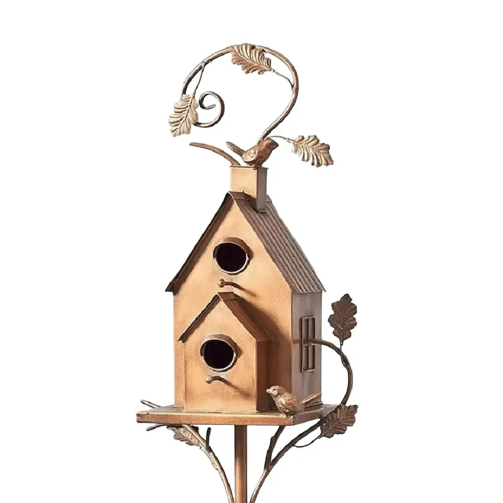 Élégant nichoir sur tige pour jardin et terrasse