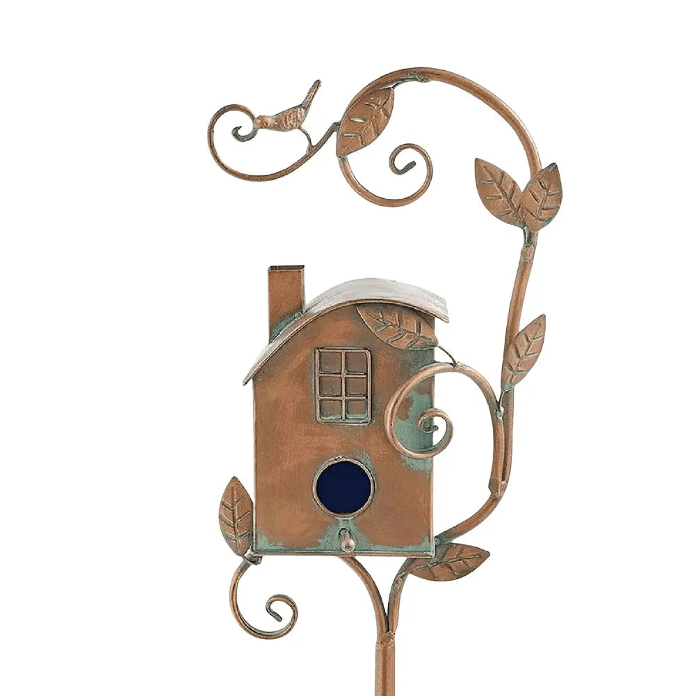 Élégant nichoir sur tige pour jardin et terrasse