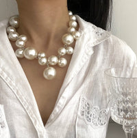 Collar de perlas elegante, pura clase y belleza