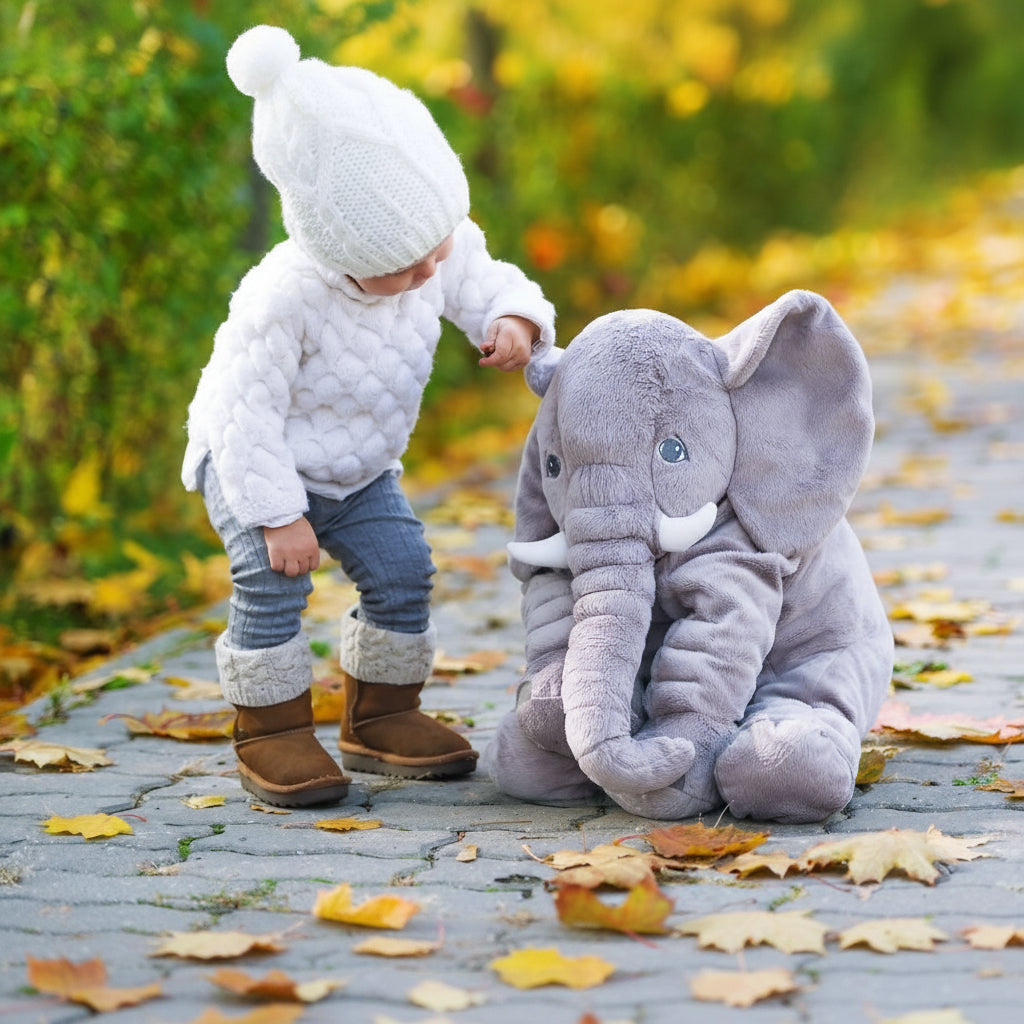 Éléphant en peluche – Très doux et confortable pour les moments câlins