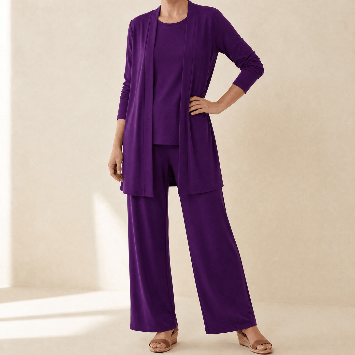 Ensemble assorti 3 pièces élégant