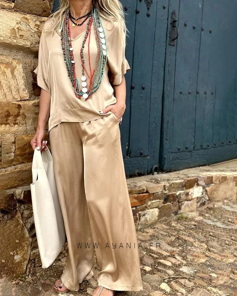 Ensemble blouse et pantalon
