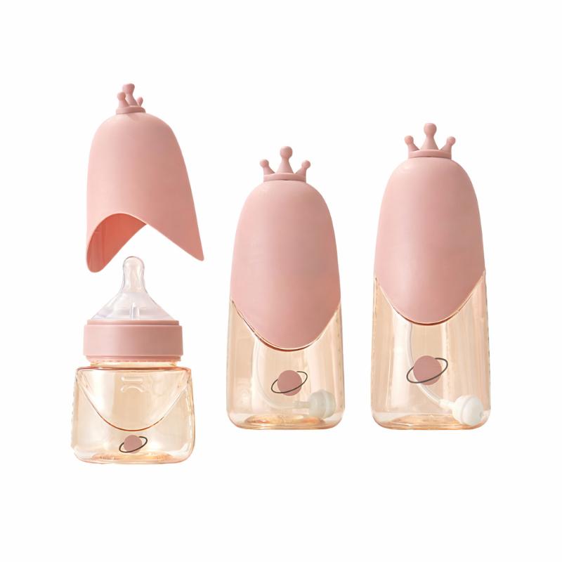 Ensemble de biberons anti-coliques en silicone souple pour bébé