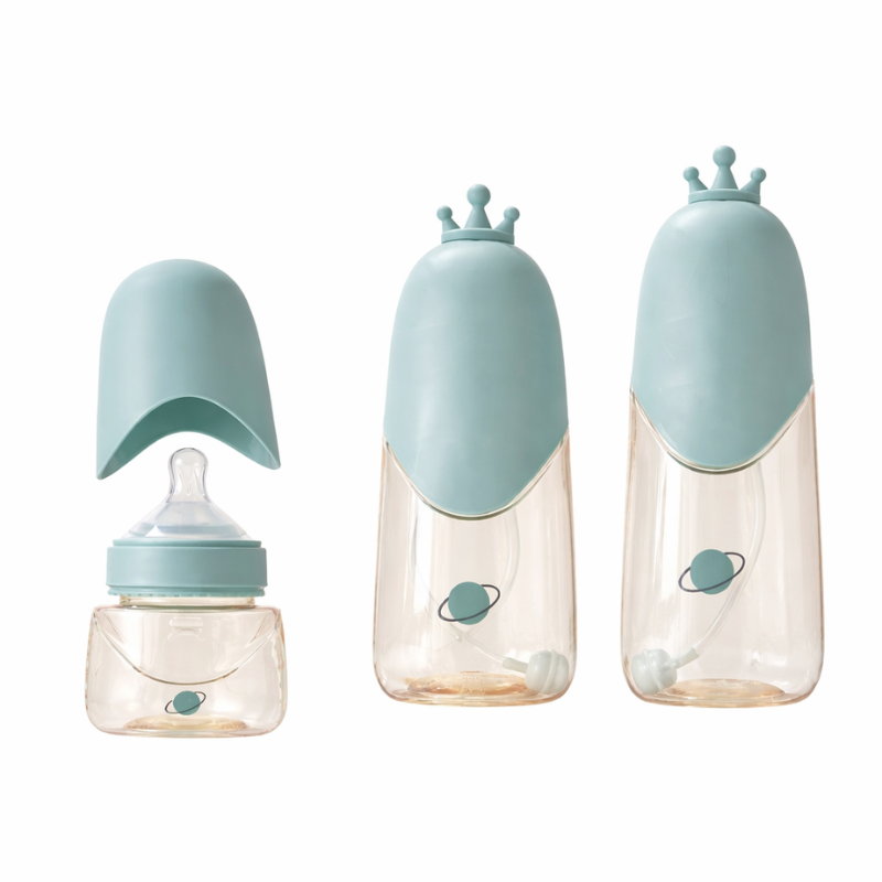 Ensemble de biberons anti-coliques en silicone souple pour bébé