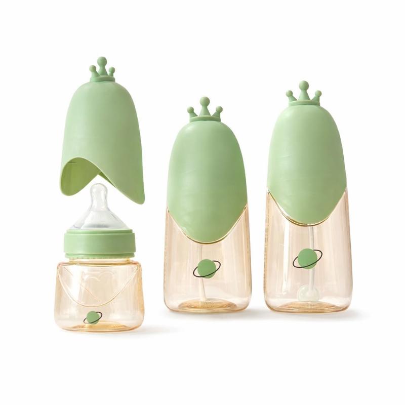 Ensemble de biberons anti-coliques en silicone souple pour bébé
