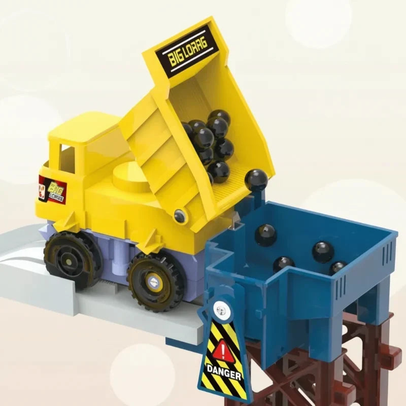 Ensemble de circuit électrique construction et course pour enfants