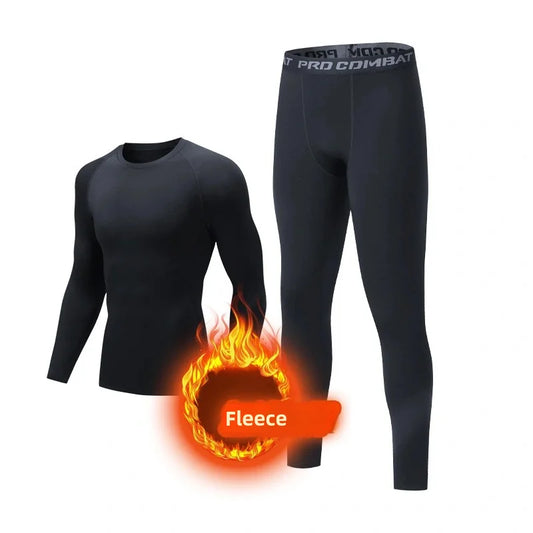 Ensemble de compression thermique en laine pour homme – Séchage rapide