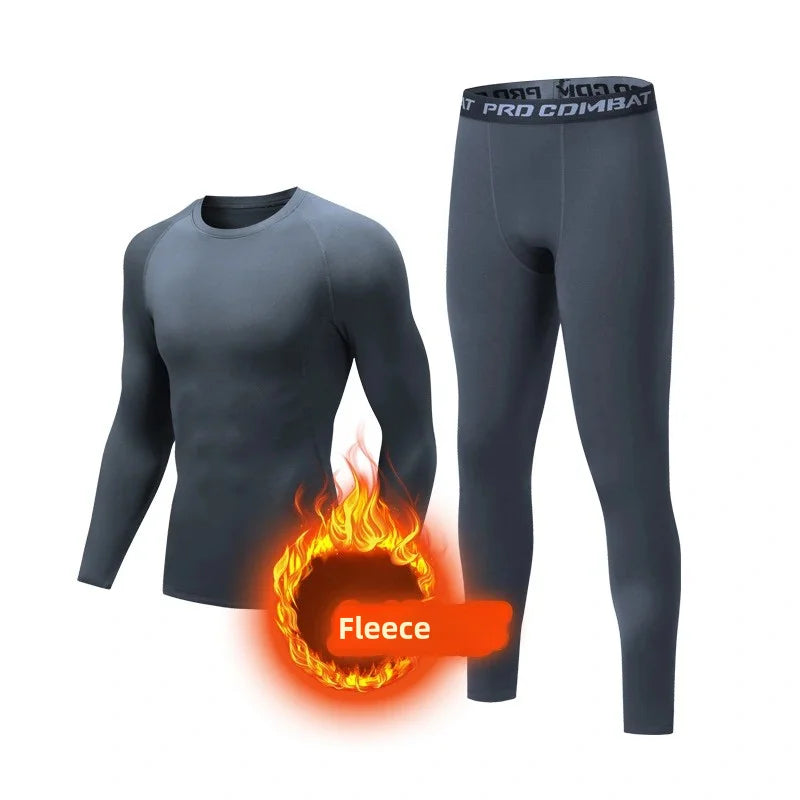Ensemble de compression thermique en laine pour homme – Séchage rapide