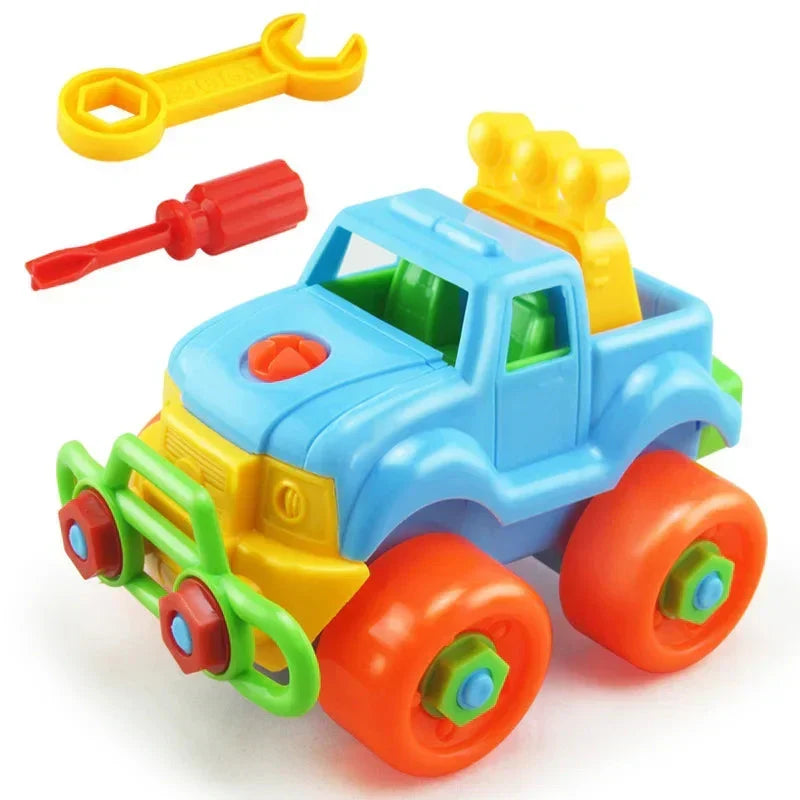 Ensemble de construction de véhicule pour enfants - Voiture jouet à assembler et conduire Jeu de vis
