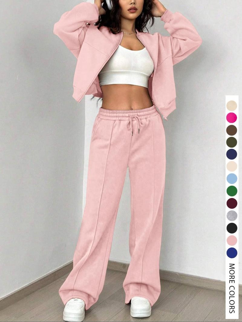 Ensemble de détente en molleton luxe pour femme
