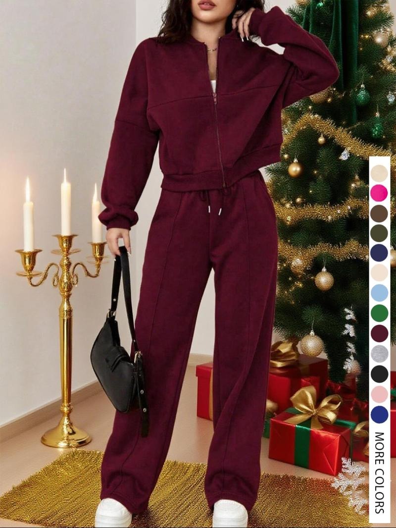 Ensemble de détente en molleton luxe pour femme
