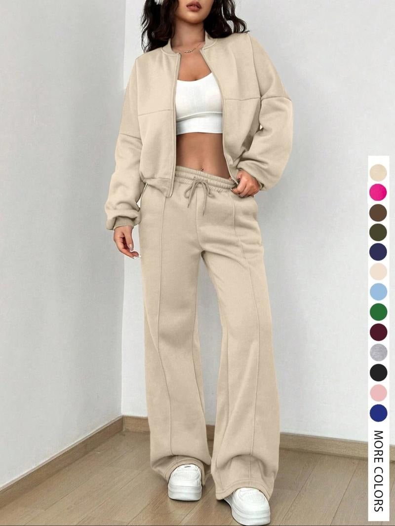 Ensemble de détente en molleton luxe pour femme