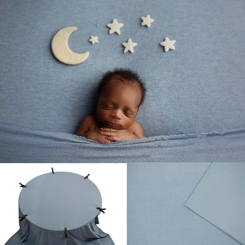 Ensemble de mousseline et toiles de fond pour séance photo bébé