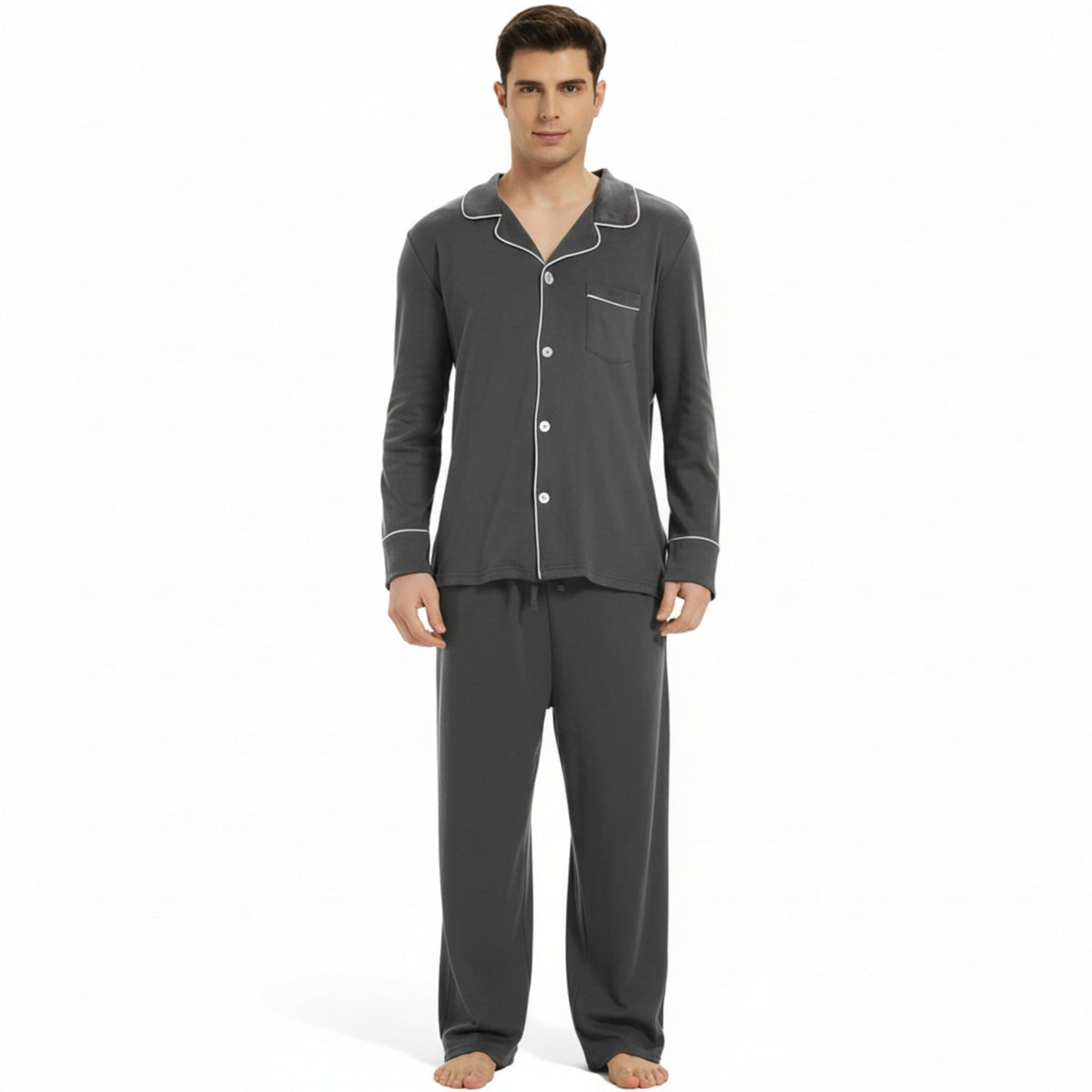 Ensemble de pyjama pour homme de style classique