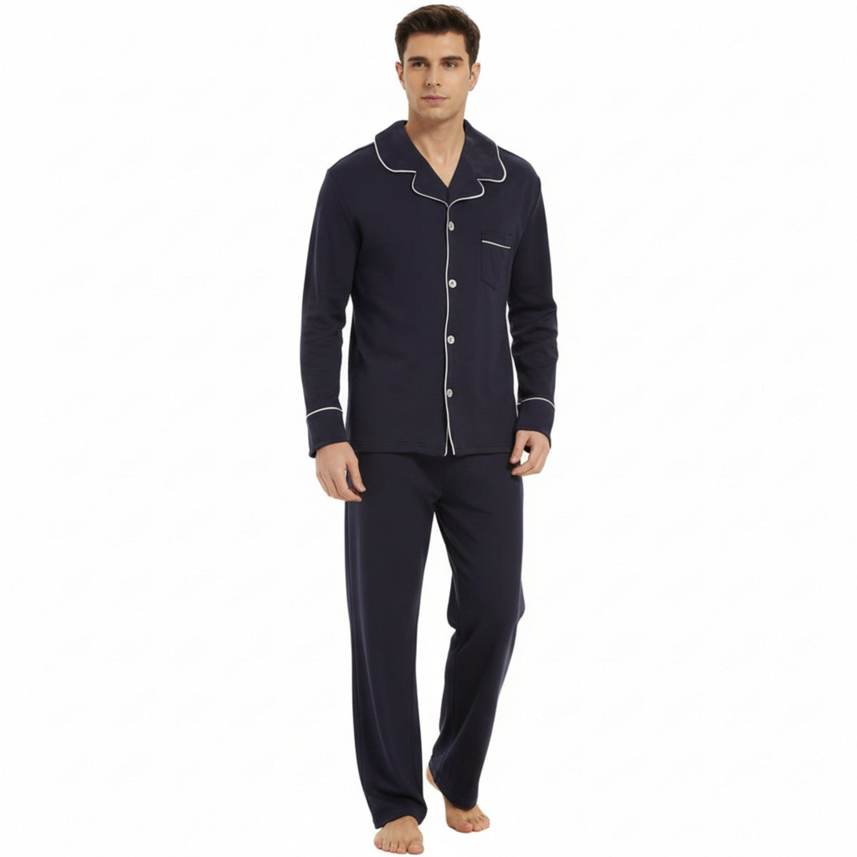 Ensemble de pyjama pour homme de style classique