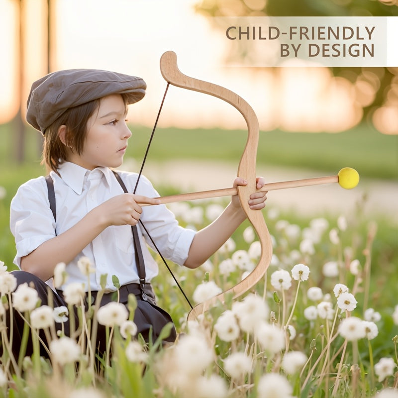 Ensemble de tir à l'arc pour enfant avec arc et flèches – jouet éducatif et ludique