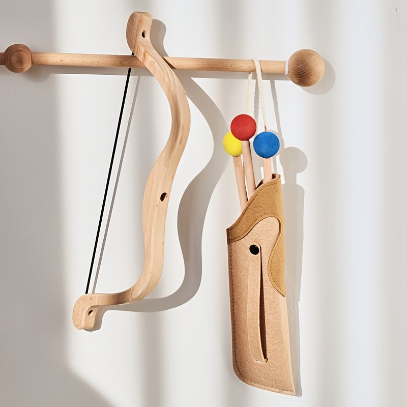 Ensemble de tir à l'arc pour enfant avec arc et flèches – jouet éducatif et ludique