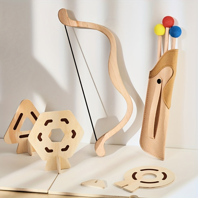 Ensemble de tir à l'arc pour enfant avec arc et flèches – jouet éducatif et ludique