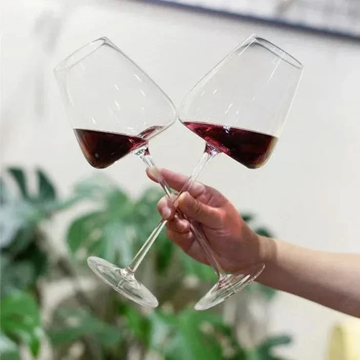 Ensemble de verres à vin et champagne en cristal artisanal – 2, 4 ou 6 pièces, 4 tailles