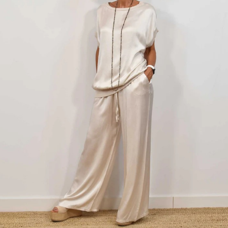 Ensemble deux pièces coupe ample pour femme