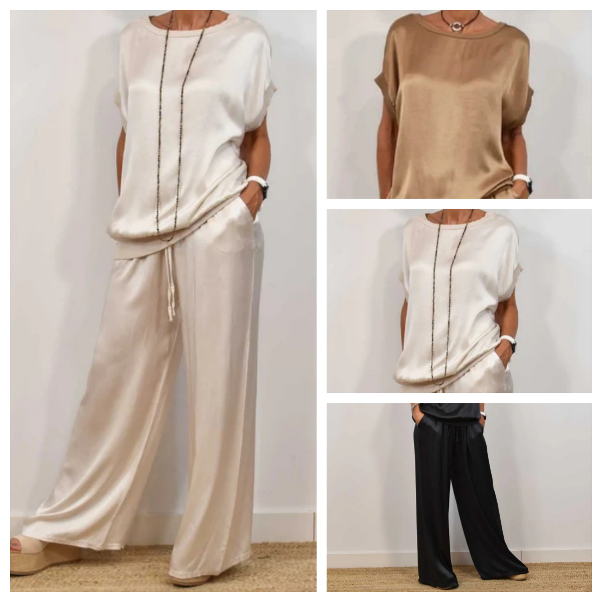 Ensemble deux pièces coupe ample pour femme