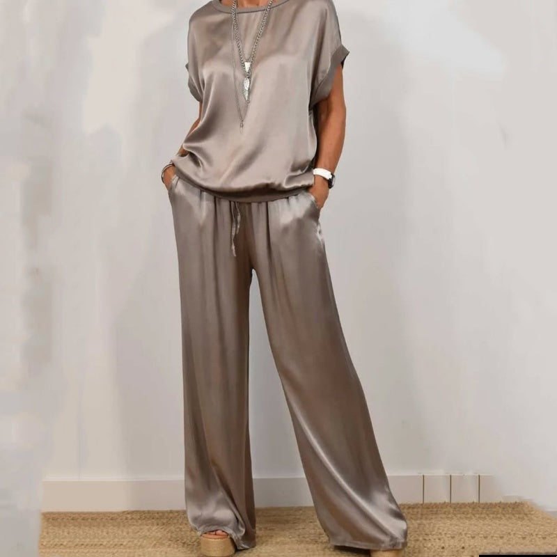 Ensemble deux pièces coupe ample pour femme