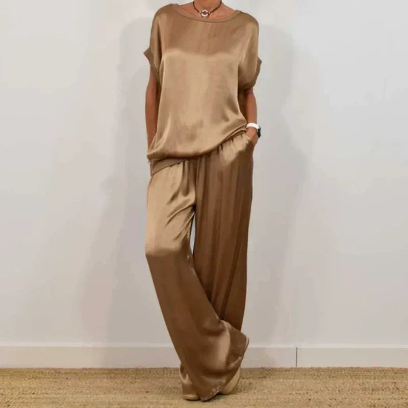 Ensemble deux pièces coupe ample pour femme