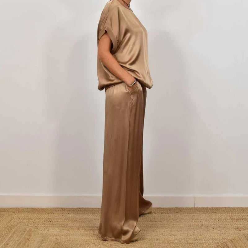 Ensemble deux pièces coupe ample pour femme