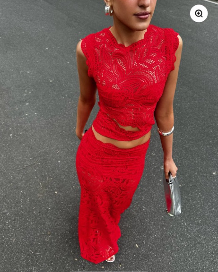Ensemble élégant en dentelle pour femme