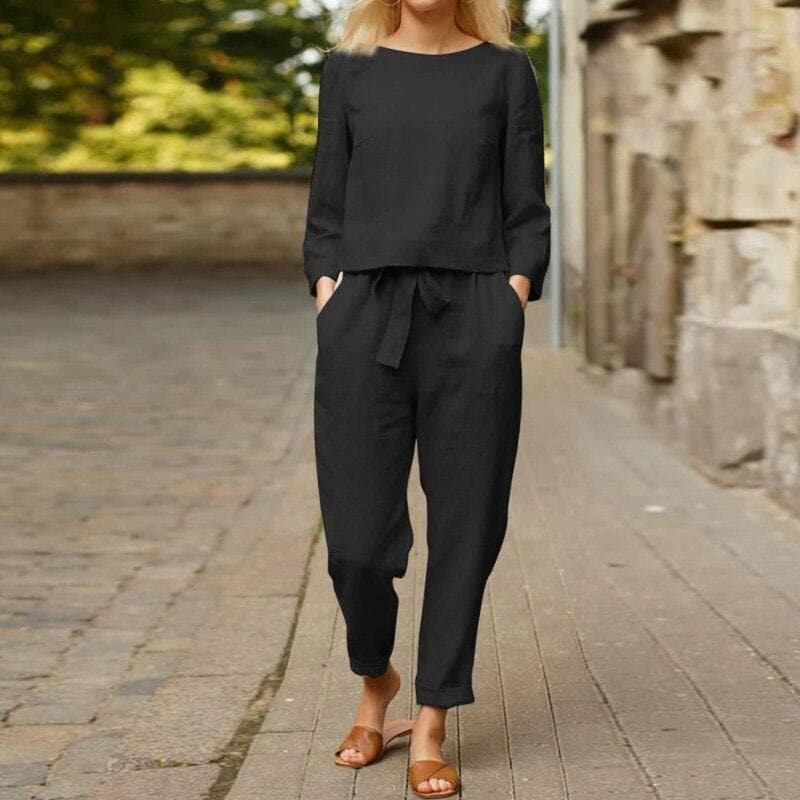 Ensemble pantalon ample pour femme