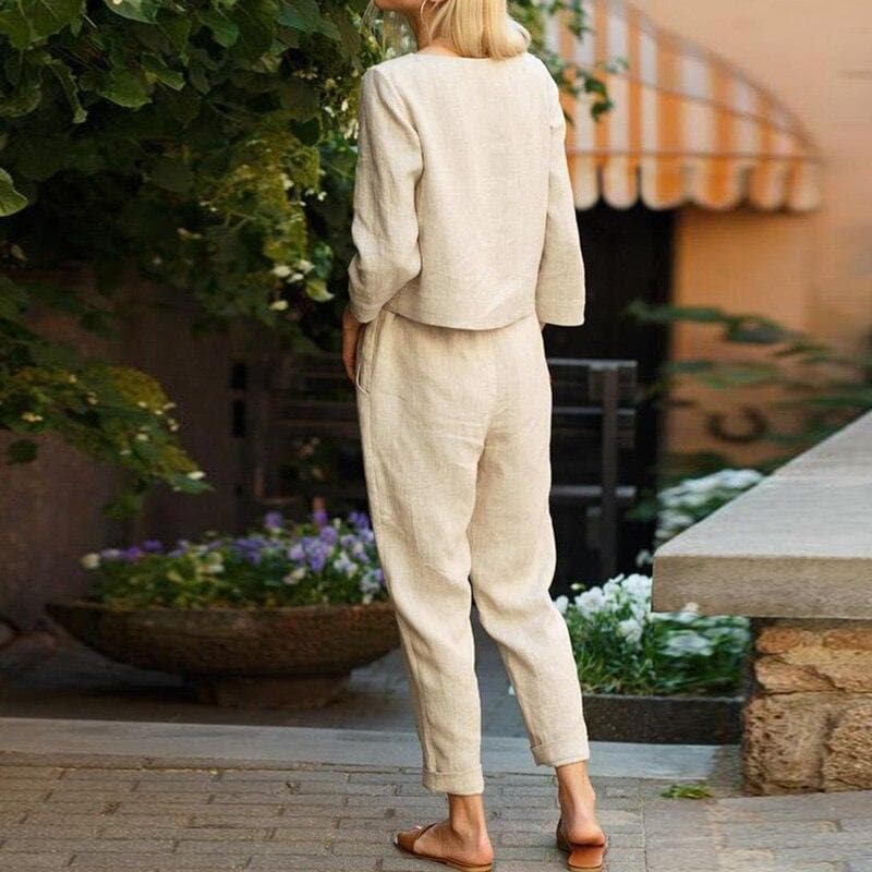 Ensemble pantalon ample pour femme