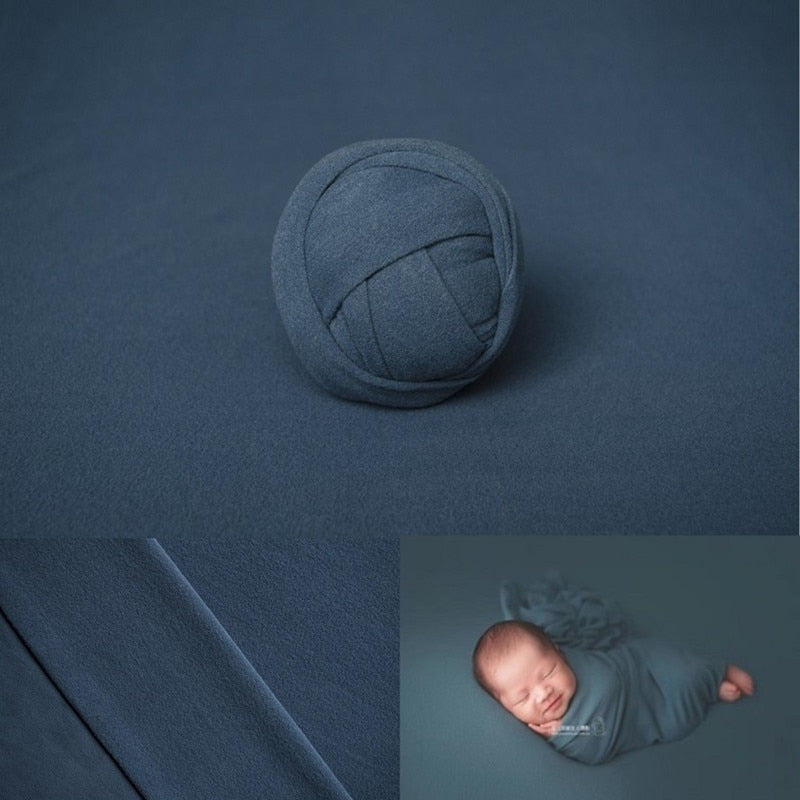 Ensemble photographique pour nouveau-né avec voile et couverture