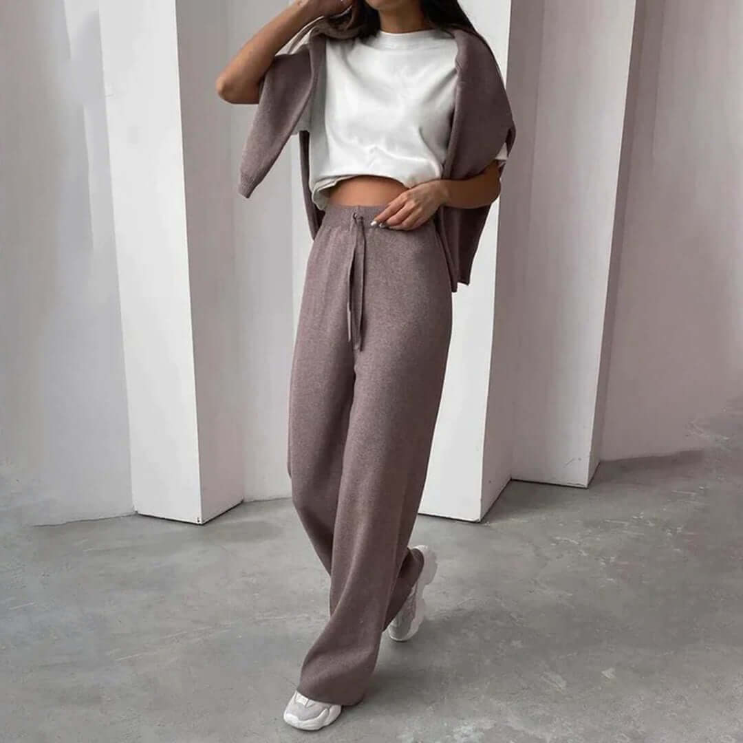 Ensemble pull et pantalon pour femme