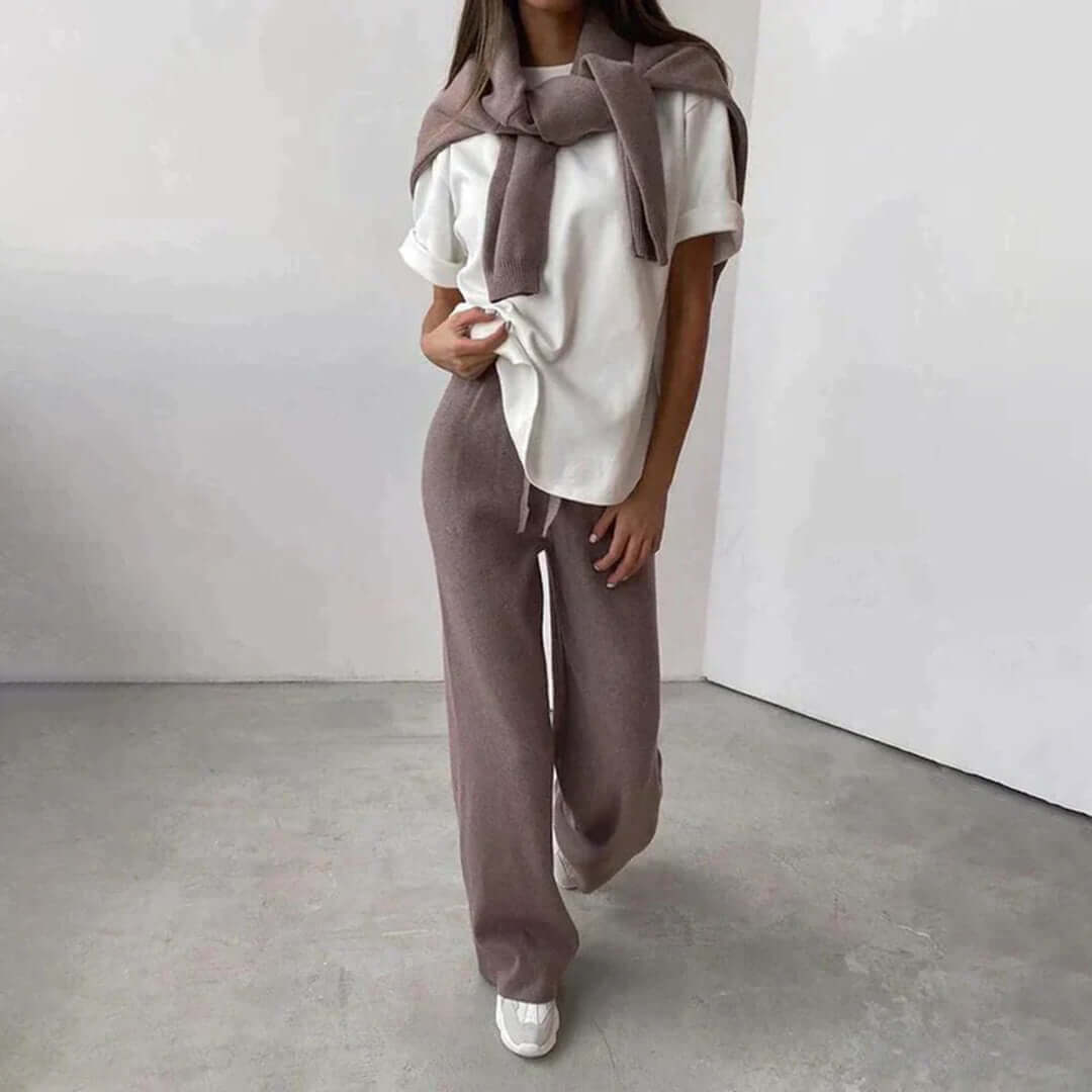 Ensemble pull et pantalon pour femme