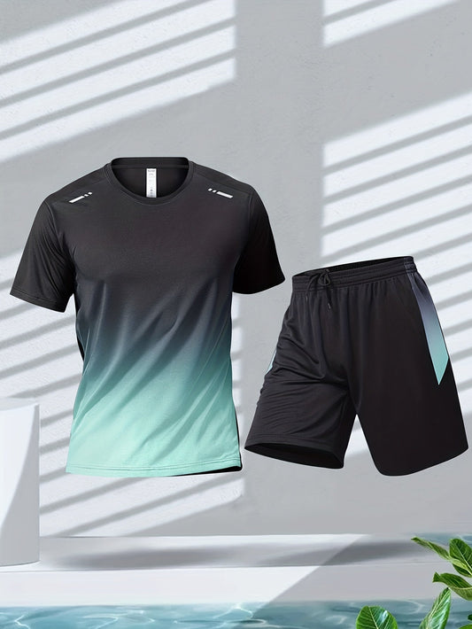 Ensemble sportif t-shirt et short respirant et confortable pour jours actifs