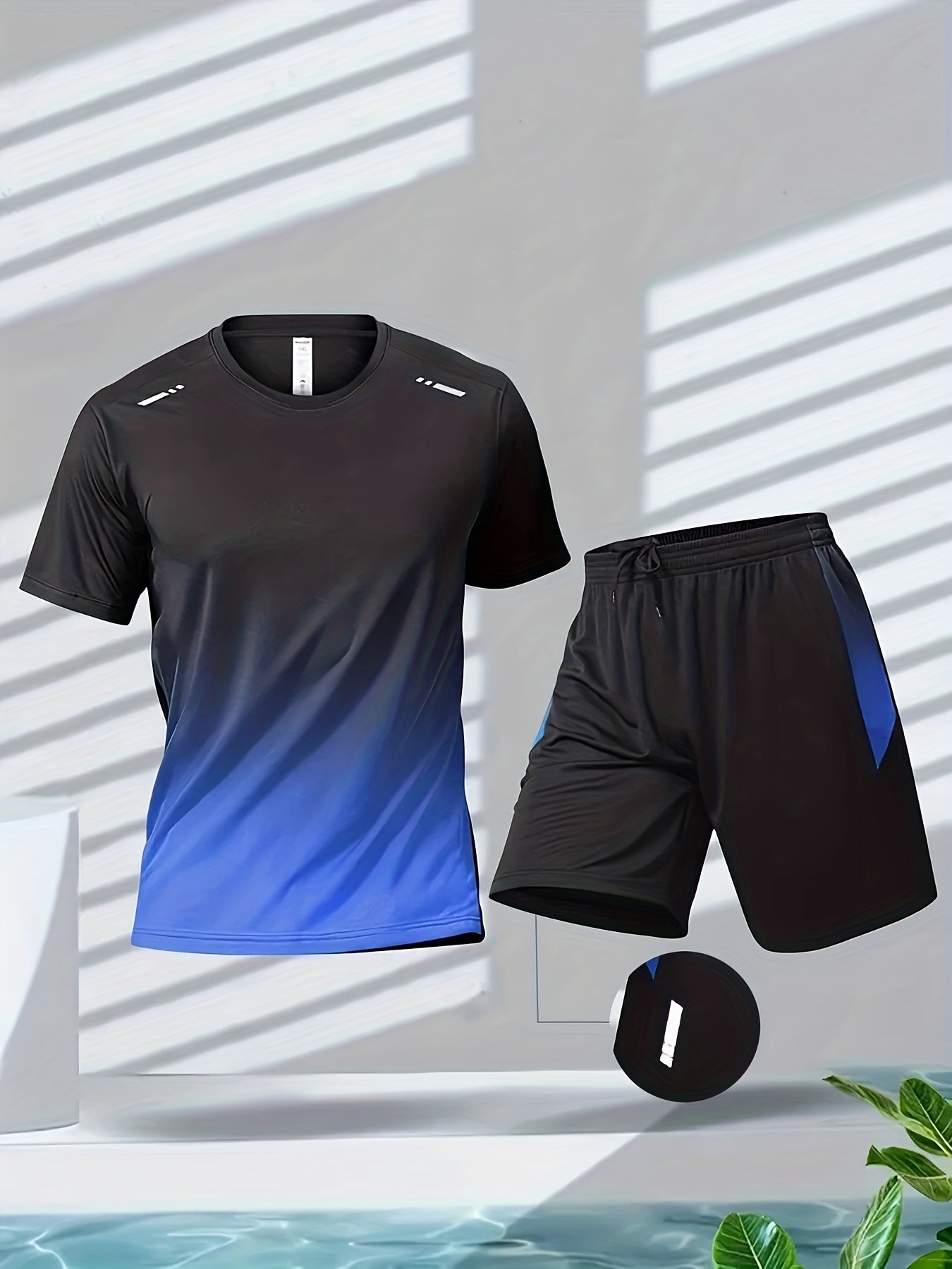Ensemble sportif t-shirt et short respirant et confortable pour jours actifs