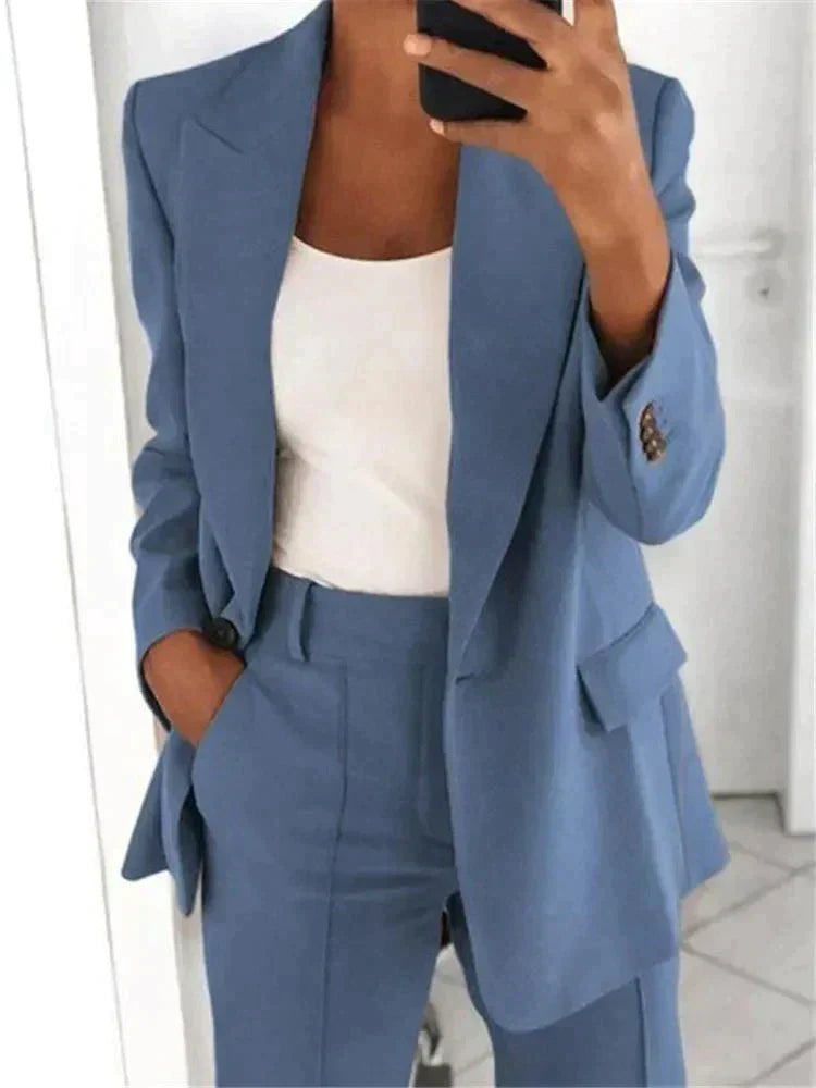 Ensemble tailleur coupe ample pour femme