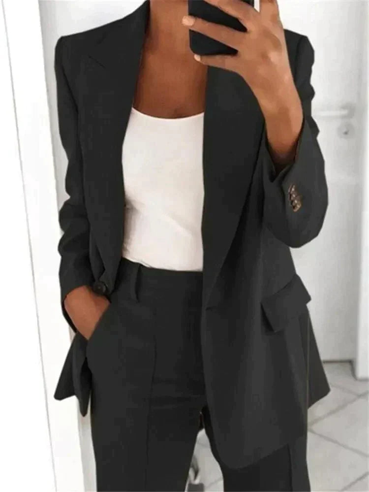 Ensemble tailleur coupe ample pour femme