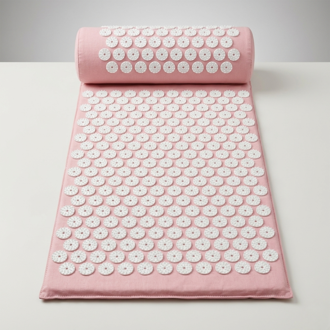 Ensemble tapis d'acupression thérapeutique