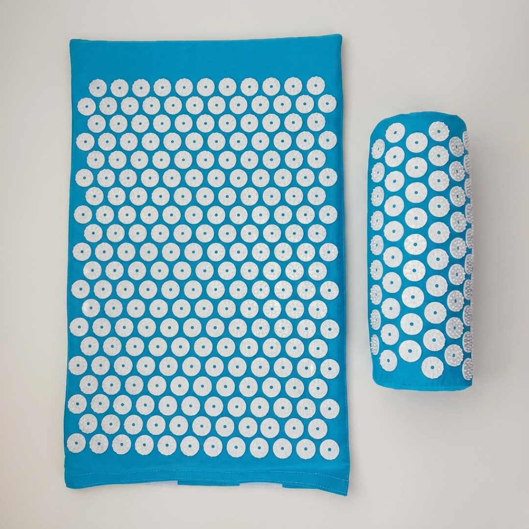 Ensemble tapis d'acupression thérapeutique