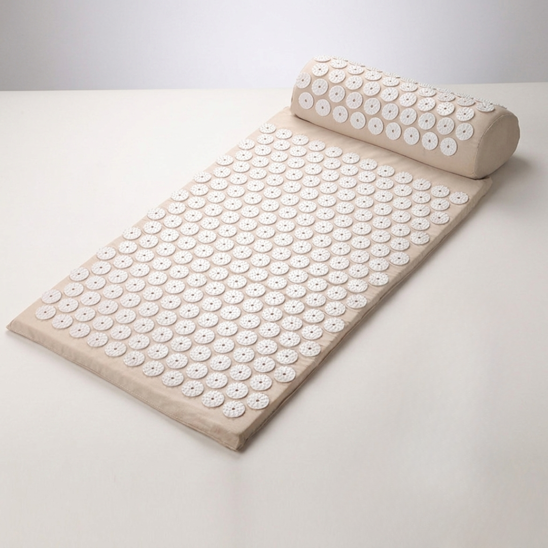 Ensemble tapis d'acupression thérapeutique